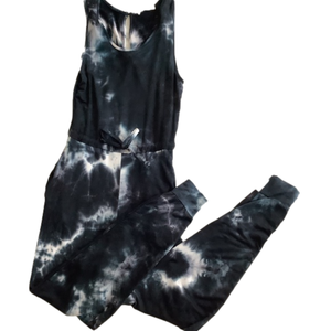 Antistar Super  Soft Tie Dye Black Jumpsuit Sz S NWTs.
